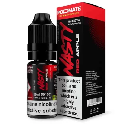 Nasty Pod Mate Salt Red Apple Nic Salt E-Liquid