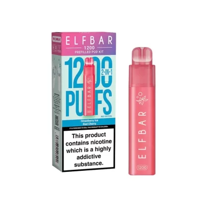 Elf Bar 1200 Red Edition Pod Vape - Nicotine Strength#20mg (B21139)