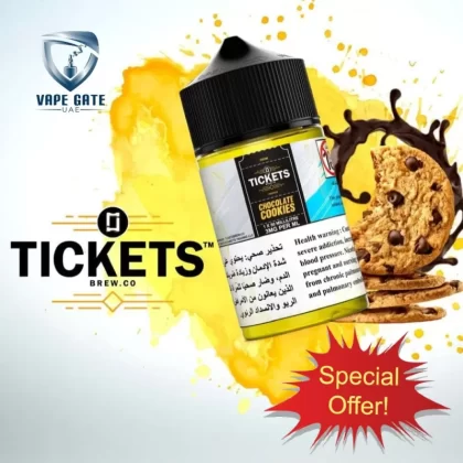 Chocolate Cookie E juice by Tickets Brew Co - 3 mg - 50 ml