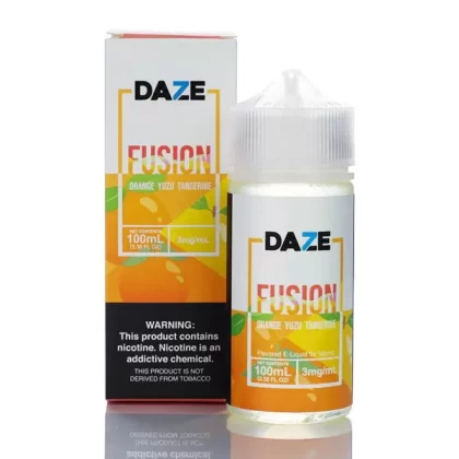 7 Daze Fusion Orange Yuzu Tangerine Vape e-Liquid 100mL - Beyondvape