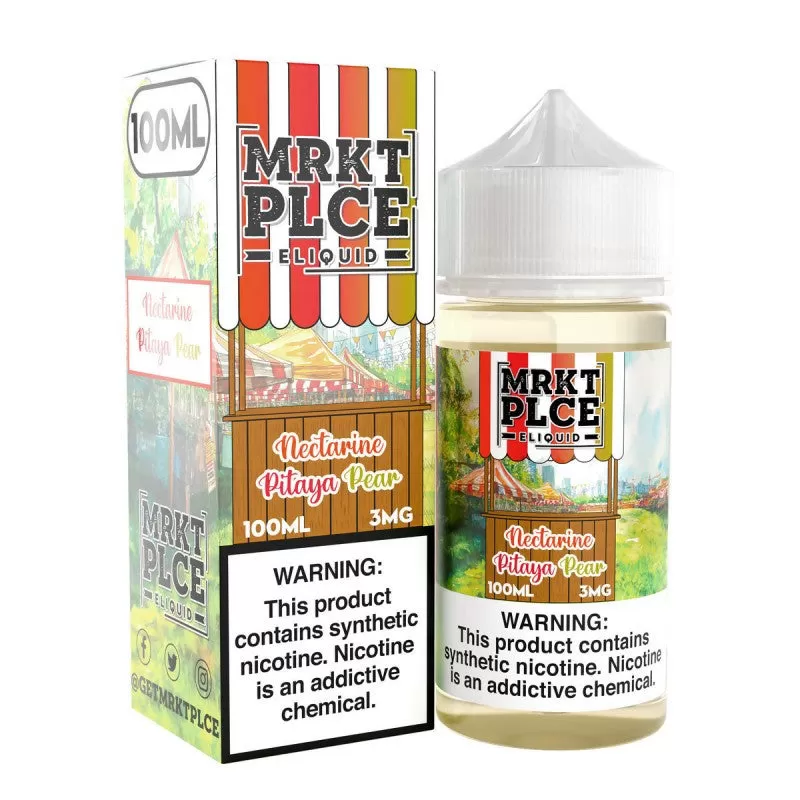 MRKT PLCE E-Liquid 100ml - Pineapple Peach Dragonfruit ICED / 3mg - Vapeciga