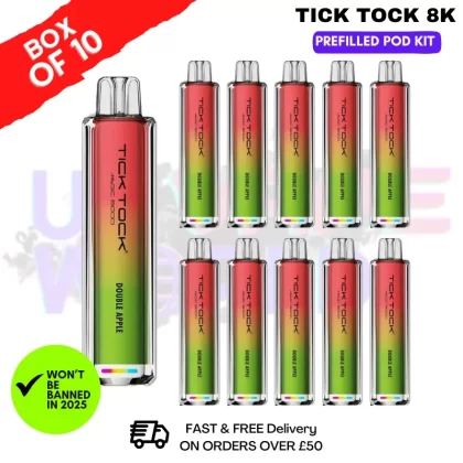 Double Apple Tick Tock Magic 8000 8K Box Of 10