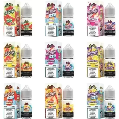 Hi-Drip Salt Nic Premium E-Liquid 30ml - Caramel Pear / 20mg - Skullvaping