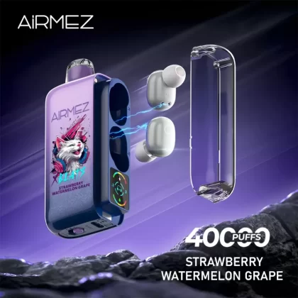 Airmez Xbeats 40000 Puffs – Strawberry Watermelon Grape - Ozvapeone (BCFA69)