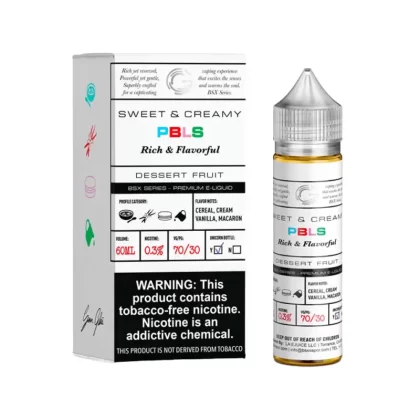 GLAS Basix PBLS (Pebbles) Vape e-Liquid 60mL - Vape Product, Vape Product (762413)