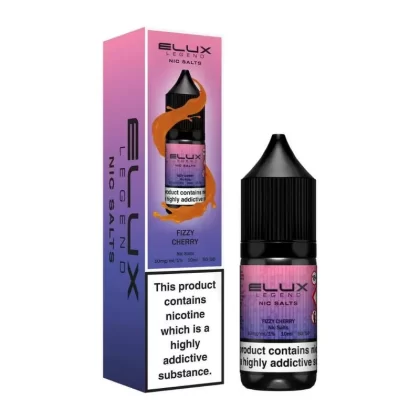 Elux Legend Fizzy Cherry Nic Salt E-Liquid - Nicotine Strength#5mg>10mg>20mg