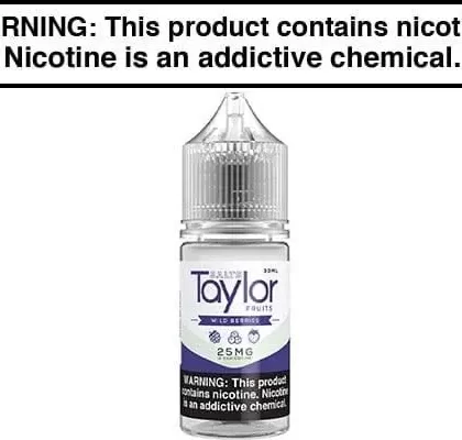 WILD BERRIES BY TAYLOR SALTS 30ML - Vapejuice