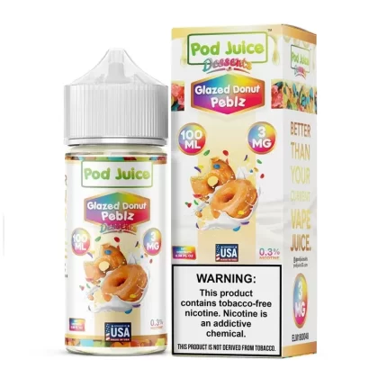 Glazed Donut Peblz – Pod Juice – 100mL