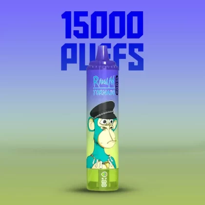 RandM Tornado 15000 Blueberry Bubblegum
