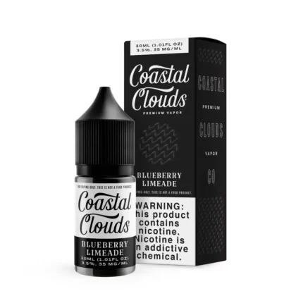 Coastal Clouds Salt Blueberry Limeade eJuice - Vape Product; Vape Product, Vape Product