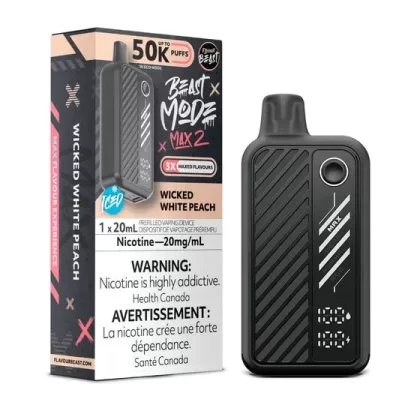 Flavour Beast Beast Mode Max 2 Disposable – Wicked White Peach