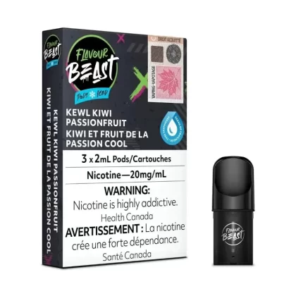 Flavour Beast Kewl Kiwi Passionfruit Iced Pods