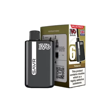 IVG SAVR Tobacco Vape Kit - Strength#20mg