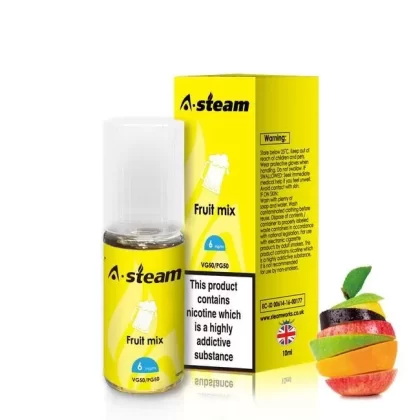 Fruit Mix 50/50 Eliquid 10ml by Steam
