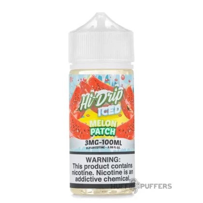 Hi-Drip – Iced Melon Patch 100mL - Nicotine Strength#0mg>3mg>6mg