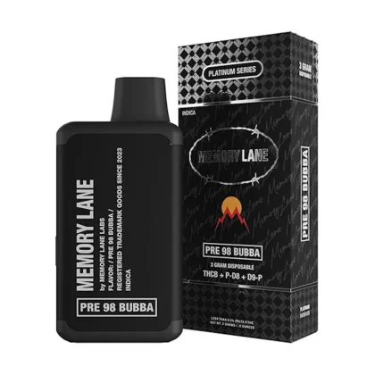 Memory Lane Pre 98 Bubba THC-B + Delta 8 Vaporizer – 3000mg
