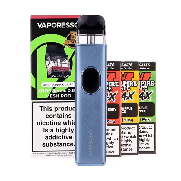 Vaporesso XROS 5 Pod Kit Bundle - Opal White / 0.4ohm