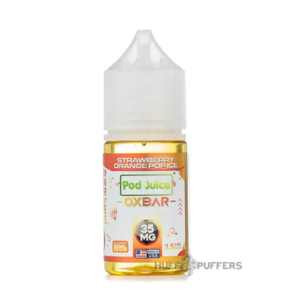 Pod Juice X Oxbar – Strawberry Orange Pop Ice 30mL - Vape Product, Vape Product