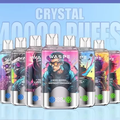 WASPE Crystal 40000 Puffs 40K Disposable Kit (Double Flavor)