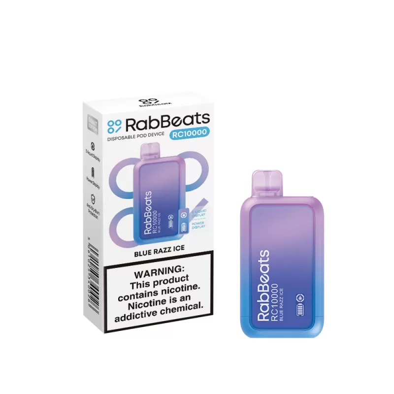 RabBeats RC10000 Rechargeable Disposable Vape - 10000 Puffs - Grape Ice - Image 3
