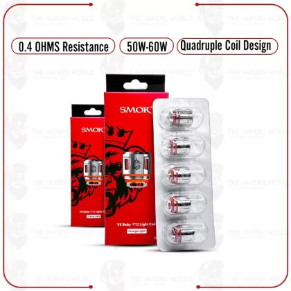 Smok TFV8 Baby Q4 Replacement Coils - Thevapersworld