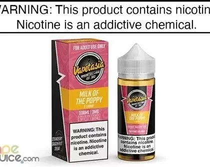 MILK OF THE POPPY BY VAPETASIA 60ML/100ML - Vapejuice
