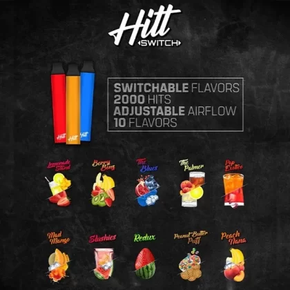 Sale $2.99 – Hitt Switch Disposable 2000 Puffs - Cheapvape Deals (6E67C0)
