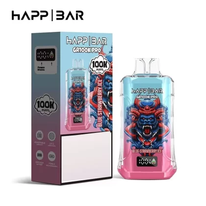 Happ Bar GR100K Pro | 100000 puffs, 56ml, mesh coil, 15 options, bulk disposable vape - Aiviouvapes