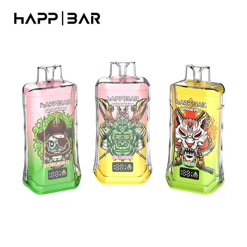 Happ Bar GR100K Pro | 100000 puffs, 56ml, mesh coil, 15 options, bulk disposable vape - Aiviouvapes - Image 3