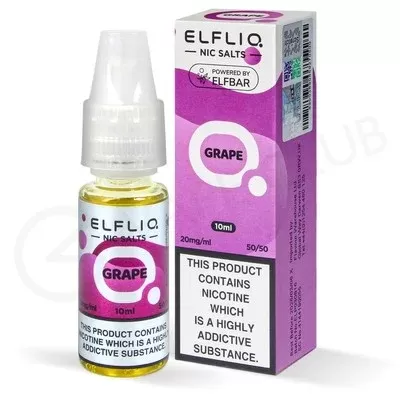Grape Nic Salt E-Liquid by Elf Bar Elfliq - Ecigpremium