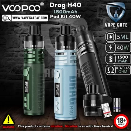 VOOPOO Drag H40 1500mAh Pod Kit (40W) - Green