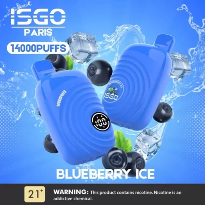 ISGO Paris 14000 Puffs Disposable Vape Blueberry Ice