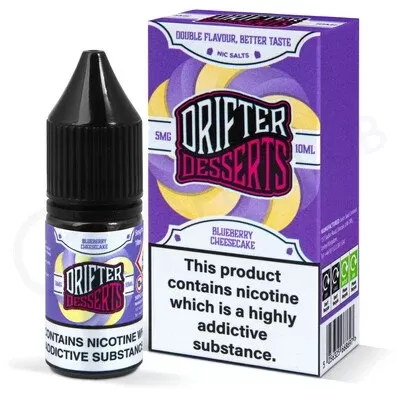 Blueberry Cheesecake Nic Salt E-Liquid by Drifter Dessert Salts