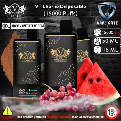 VICIG Charlie Disposable Pod Device (15000 Puffs) - Watermelon / 20 mg