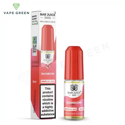 Rainbow Nic Salt E-Liquid by Bar Juice 5000 - Eliquidsupply