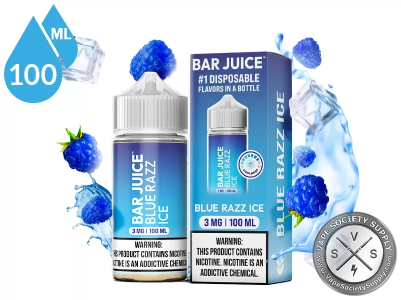 Blue Razz Ice BAR JUICE 100ml