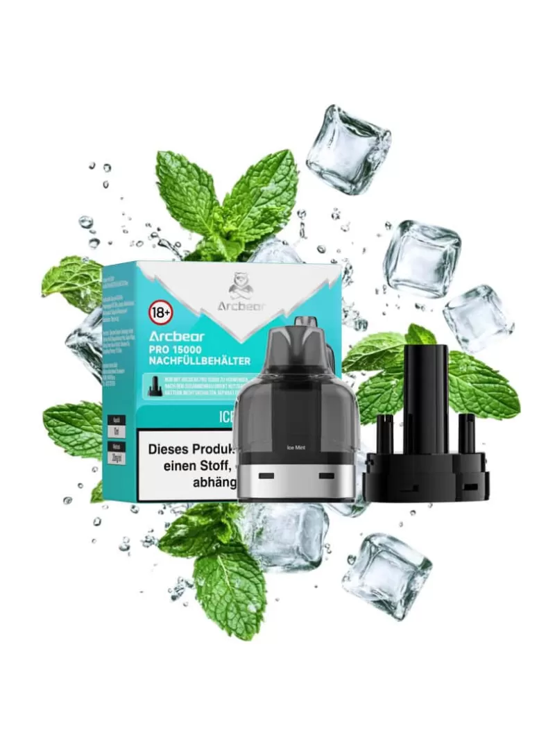 Arcbear Pro 15000 Nachfüllset – Ice Mint 20mg/ml Nikotin - Image 2