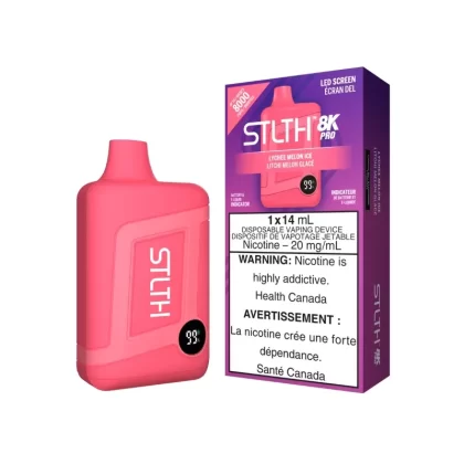 STLTH 8K Pro Lychee Melon Ice Disposable Vape
