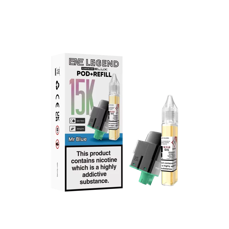 Elux ENE Legend 15K Prefilled Pods - Banana Ice, Blueberry Cherry Cranberry - Image 2