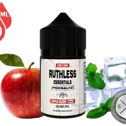 Apple Elixir On Ice Ruthless Essentials Pod Salt 60ml