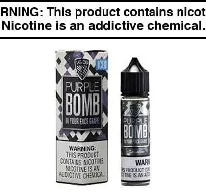 ICED PURPLE BOMB BY VGOD 60ML - Vapejuice