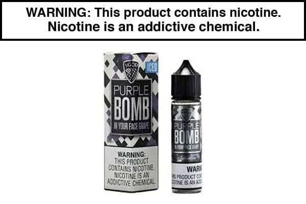 ICED PURPLE BOMB BY VGOD 60ML - Vapejuice