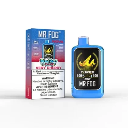 MR FOG NOVA BLUE RAZZ STEEZY 36K DISPOSABLE - Ejuicewarehouse