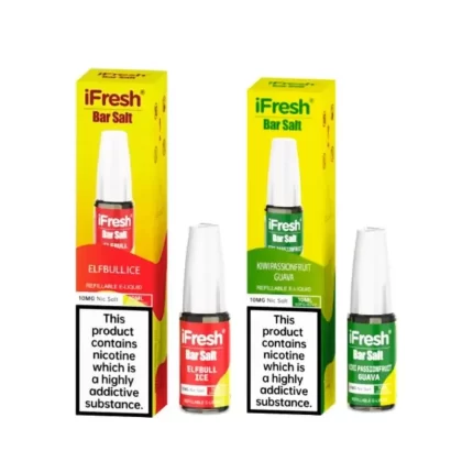 iFresh Bar Nic Salt Vape Juice - Pack of 10 - Kiwi Passionfruit Guava / Strength 20mg