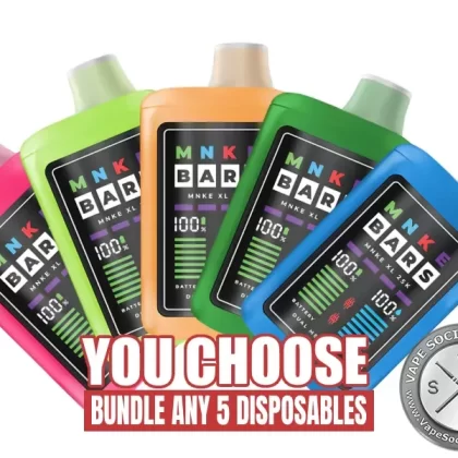 [5-Pack] MNKE BARS XL Disposable Bundle