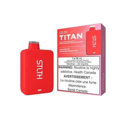 STLTH TITAN 10K – RAZZ APPLE ICE