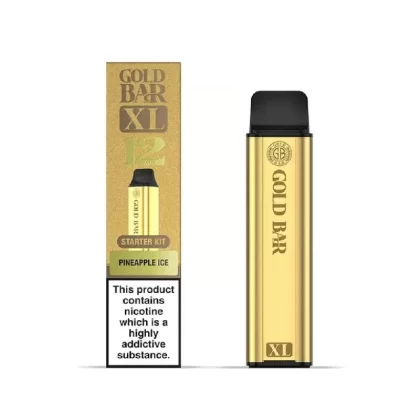 Gold Bar XL Prefilled Pod Kit Pineapple Ice - Strength#20mg (98CB72)