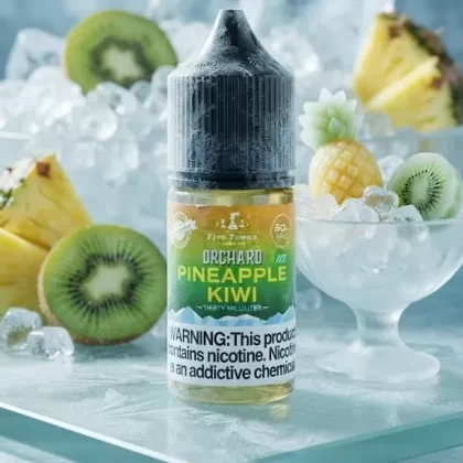 PINEAPPLE KIWI ICE SALT FIVE PAWNS ORCHARD ELIQUID - 50 MG SALT; Vape Product