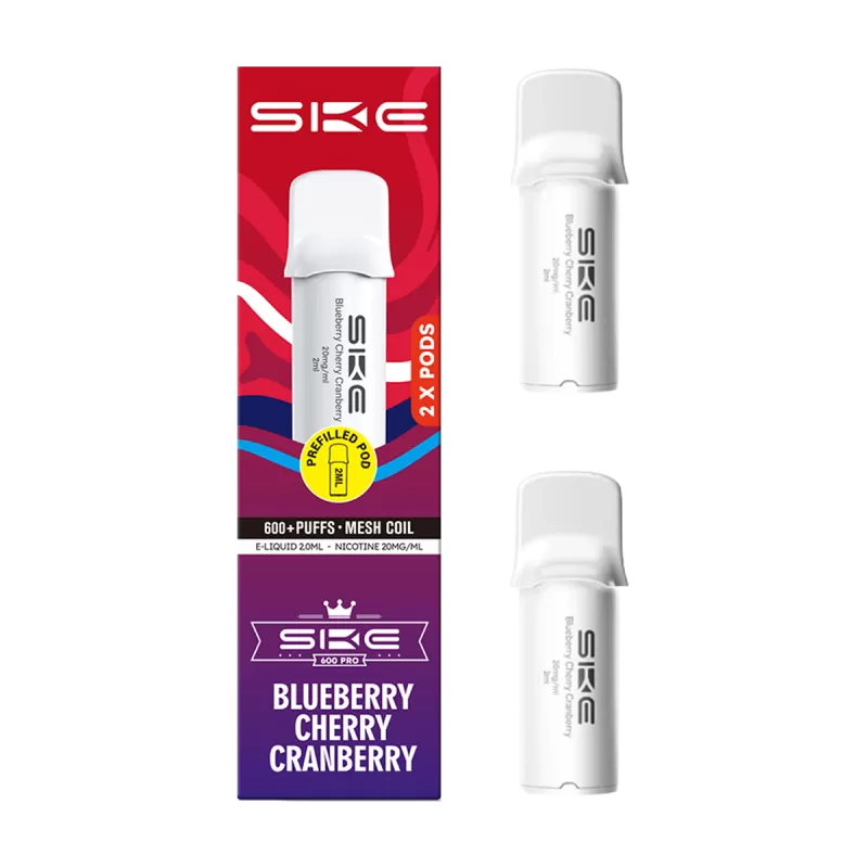 Blueberry Cherry Cranberry SKE 600 Pro Pods - Ecigwizard