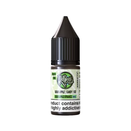 Ruthless Sour Apple Candy Ice Nic Salt Vape Juice - 10 Pack - 10mg
